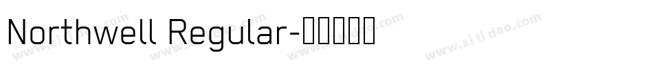 Northwell Regular字体转换